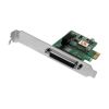 PCI Express, 200 kS/s, 8-ch, 16-bit Simultaneously Sampled Analog input Board with 4-ch Isolated DIO Includes one CA-PC25M D-Sub Connector and One Low-profile bracketICP DAS